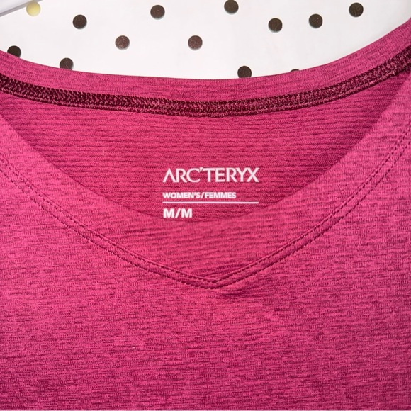 Arc'teryx Women's Maroon Short Sleeve Tee - Picture 3 of 5